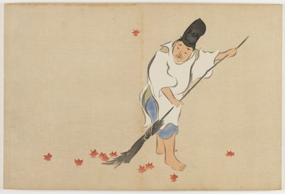 Bloemen van Honderd Werelden (Momoyogusa): Hofwacht (Eishi) door Kamisaka Sekka