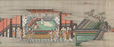 Rol 1 uit Lied van blijvend verdriet (Chōgonka gakan) door Kano Sansetsu