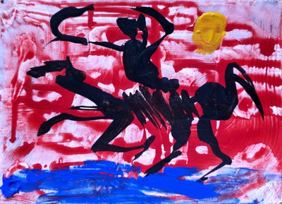 Primal Rider-gevecht door Kanat Ibragimov
