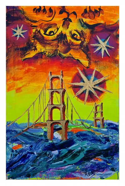 De levendige mythe van de Golden Gate door Kanat Ibragimov