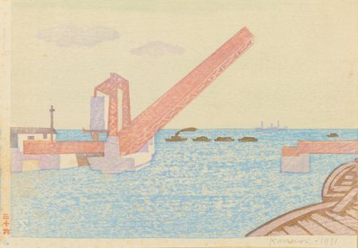 Shibaura-brug door Kanenori Suwa