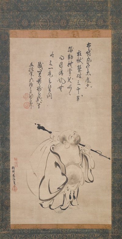 Hotei door Kano Takanobu