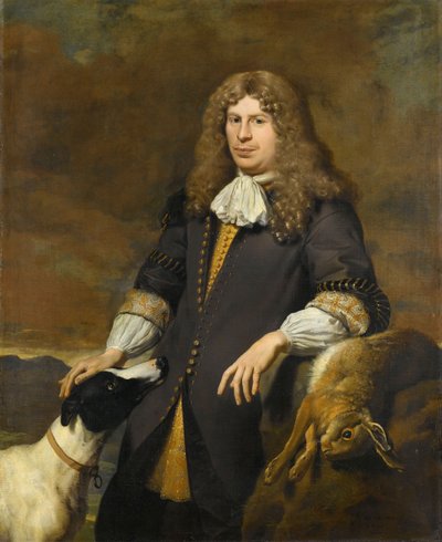 Portret van een man door Karel Dujardin