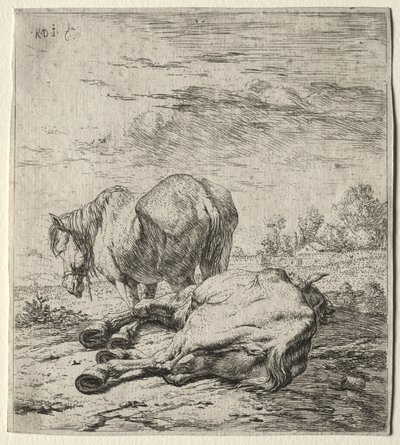 De Twee Paarden door Karel Dujardin