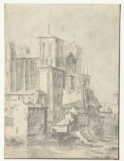 Kathedraal van Lyon door Karel du Jardin (possibly)