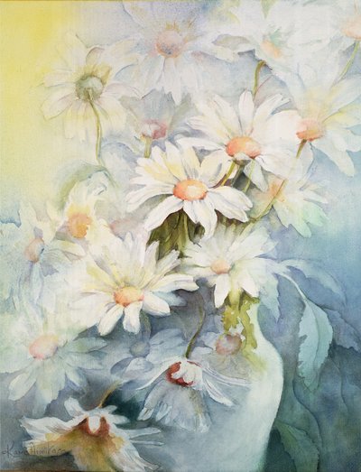 Chrysant, Sneeuwkap door Karen Armitage