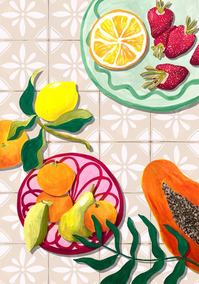 Kleurrijke zomerfruit door Karen Menzenbach
