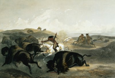 Indianen die de Bizon Jagen, plaat 31 uit Deel 2 van 