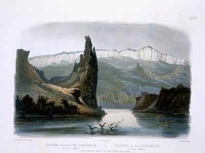 De Citadel Rock aan de Upper Missouri, plaat 18 uit Volume 1 van 