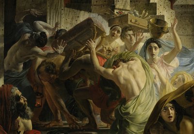 (detail) De laatste dag van Pompeii door Karl Pavlovich Bryullov
