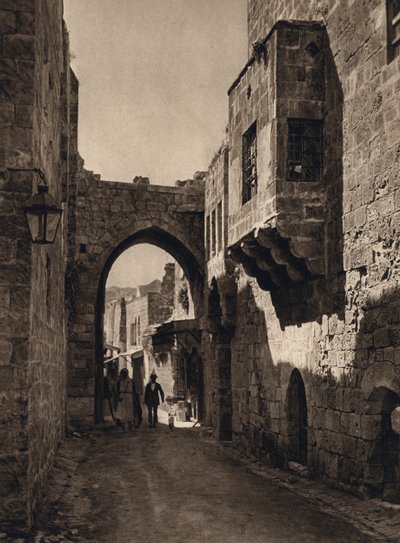 Jeruzalem, Straatscène door Karl Grober
