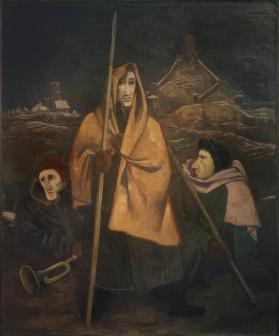 De bewakers door Karl Hofer