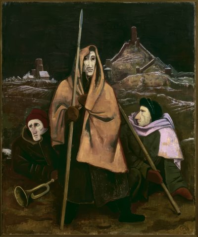 De bewakers door Karl Hofer