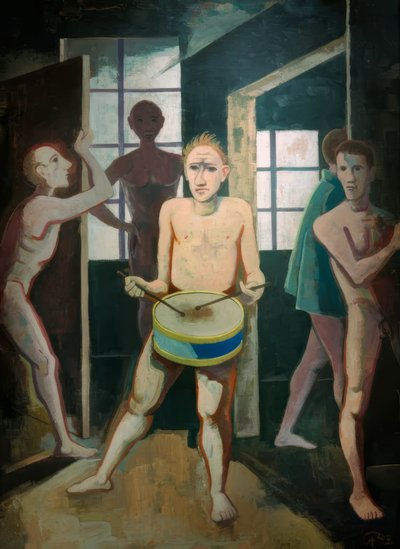 De zwarte kamers door Karl Hofer