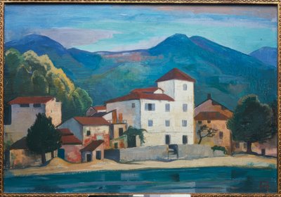Ticino-landschap door Karl Hofer