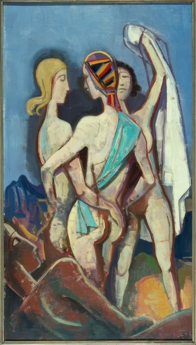 Uitspraak van het Hof van Parijs door Karl Hofer