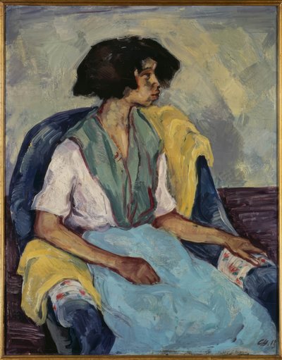 Zigeunerin door Karl Hofer