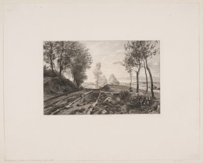 Deens: Landschap met weg door Karl Jensen