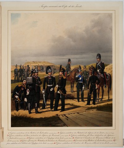 Pioniers van het Keizerlijke Garde Korps, 1867 door Karl Karlovich Piratsky