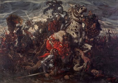De slag bij Pavia door Karl Ludwig Hassmann