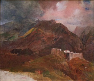 Het Fort van de Piek op het eiland Madeira, 1849-1850 door Karl Pavlovich Bryullov
