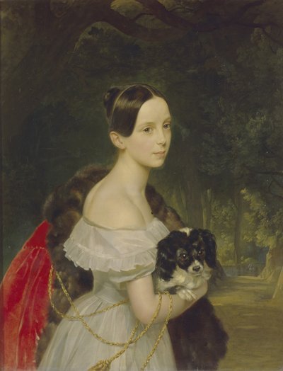Portret van Ulyana M. Smirnova, 1837-1840 door Karl Pavlovich Bryullov