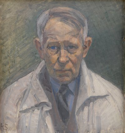 Zelfportret door Karl Schou