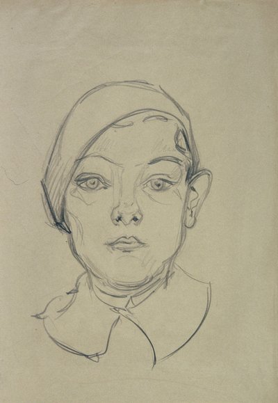 Portret van een jongen door Karl Suschnik