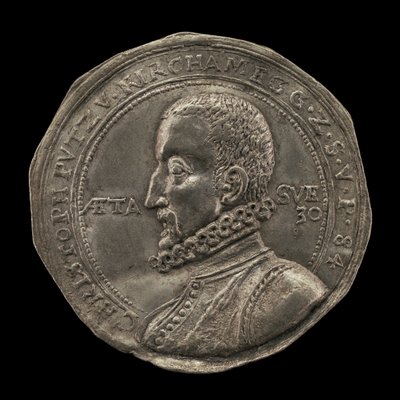 Christoph Putz von Kirchameg, muntmeester in Praag 1590, 1584 door Karl von Bieberstein