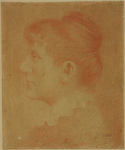 Zelfportret door Kate Greenaway