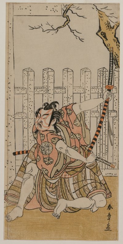 Ichimura Uzaemon IX als Umeomaru door Katsukawa Shunsho