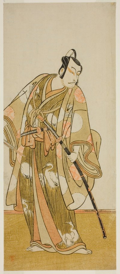 De Acteur Ichikawa Danjuro V in een Onbekende Rol door Katsukawa Shunsho