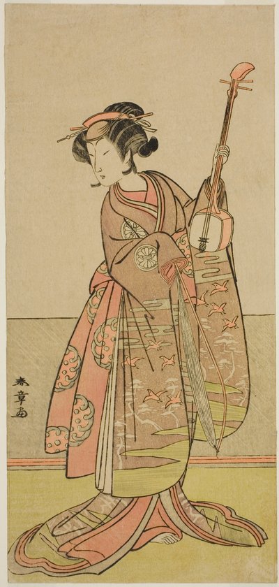 De Acteur Segawa Yujiro I in een Onbekende Rol door Katsukawa Shunsho