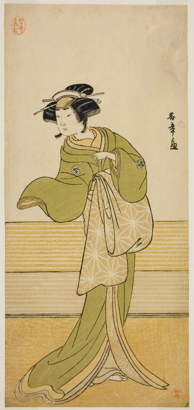 De Acteur Yamashita Mangiku I in een Ongeïdentificeerde Rol door Katsukawa Shunsho