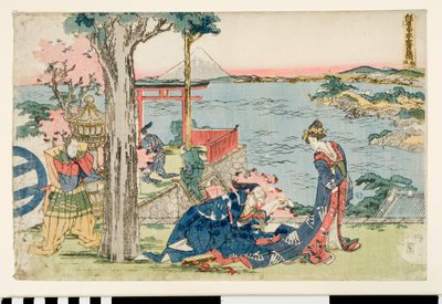 Houtsnede door Katsushika Hokusai