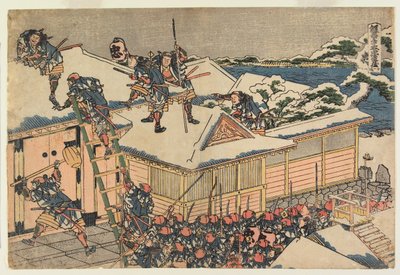 Tiende akte door Katsushika Hokusai