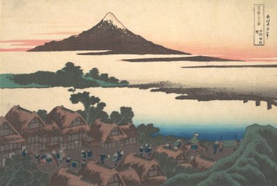Dageraad bij Isawa in de provincie Kai, uit de serie Zesendertig..., ca. 1830-32 door Katsushika Hokusai