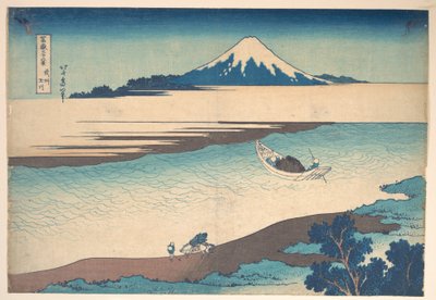 Fuji – De Tama-rivier, provincie Musashi, uit de serie Zesendertig gezichten op de berg Fuji (Fugaku sanjūrokkei) door Katsushika Hokusai