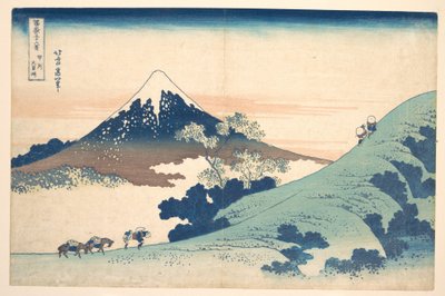 Fuji vanaf de Inume ()-pas door Katsushika Hokusai
