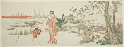 Goudvisverkoper door Katsushika Hokusai