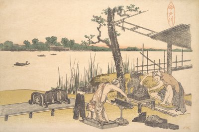 Imadogawa door Katsushika Hokusai