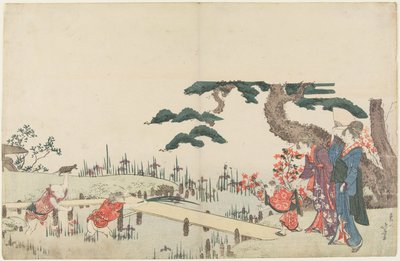 Iris Garden door Katsushika Hokusai