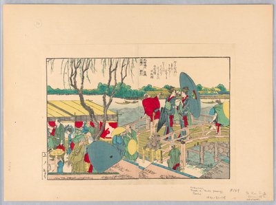 Moto Yamagi Boshi door Katsushika Hokusai