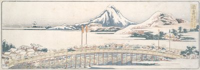 Okazaki, uit de serie Drieënvijftig Posten van Lenteplezier door Katsushika Hokusai