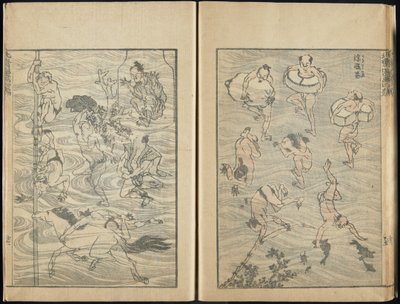 Schetsboek, 1816 door Katsushika Hokusai