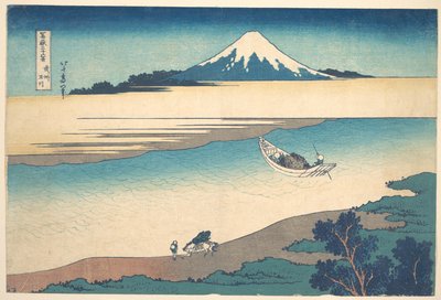 De Tama-rivier in de provincie Musashi (Bushū Tamagawa), uit de serie „Zesendertig gezichten op de berg Fuji“ (Fugaku sanjūrokkei) door Katsushika Hokusai