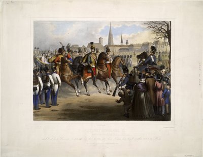 Nicolaas I van Rusland als kolonel van het 9e Huzarenregiment 