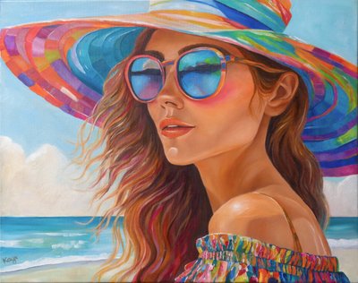 Zomerse strandmode door Kay Shanley