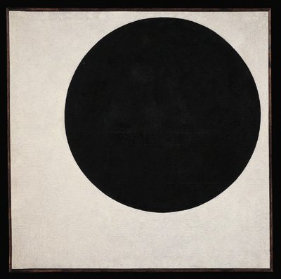 Zwarte Cirkel door Kazimir Severinovich Malevich