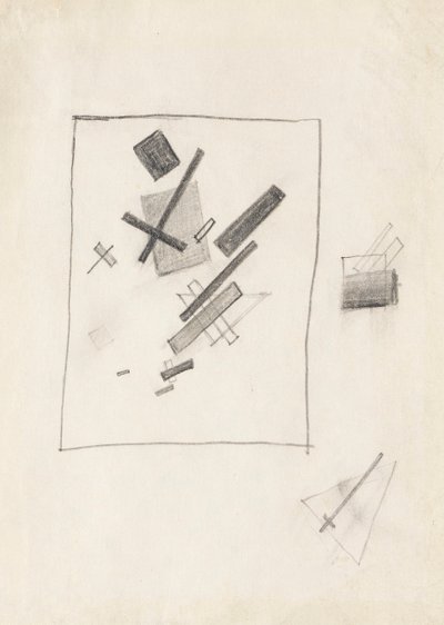 Gemengde gevoelens, c. 1916 door Kazimir Severinovich Malevich